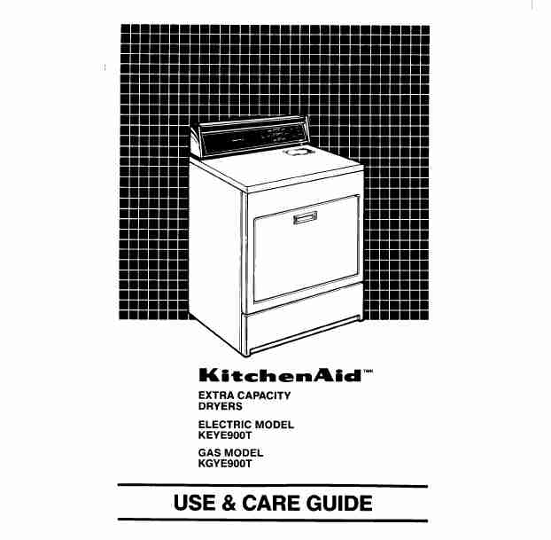 KitchenAid Clothes Dryer KEYE900T-page_pdf